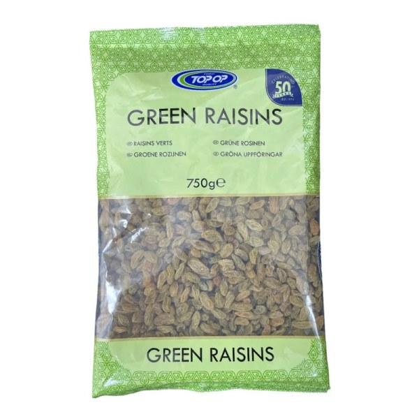 Top-Op Green Raisins 750g