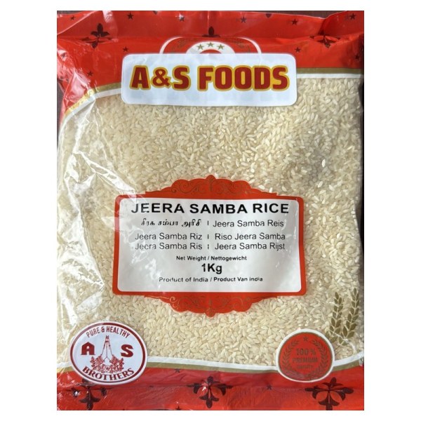 A&S Jeera Samba Rice 1kg