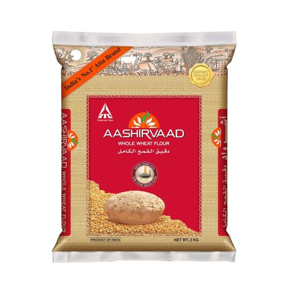 Aashirvaad Whole Wheat Flour 2kg