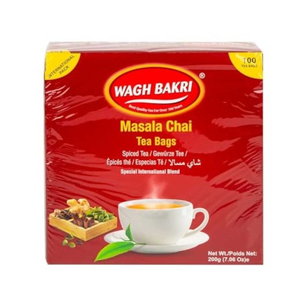 Wagh Bakri Masala Chai Tea Bags 200g