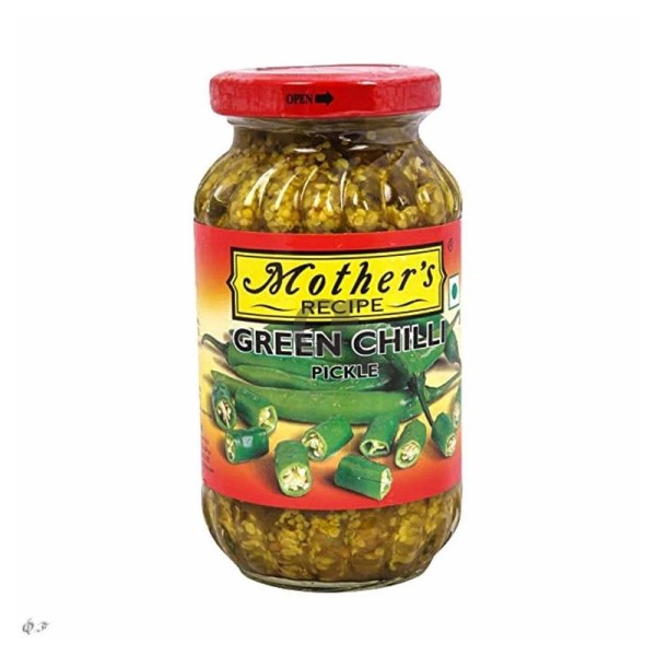 Mother's Green Chilli Pickle 500g