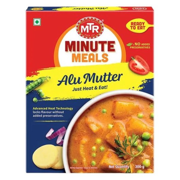 MTR Ready to Eat Aloo Mutter 300g