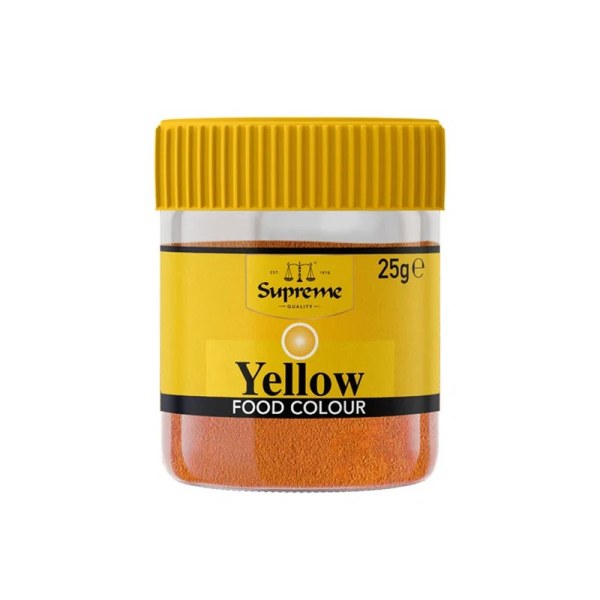 Yellow Food Colour 25g